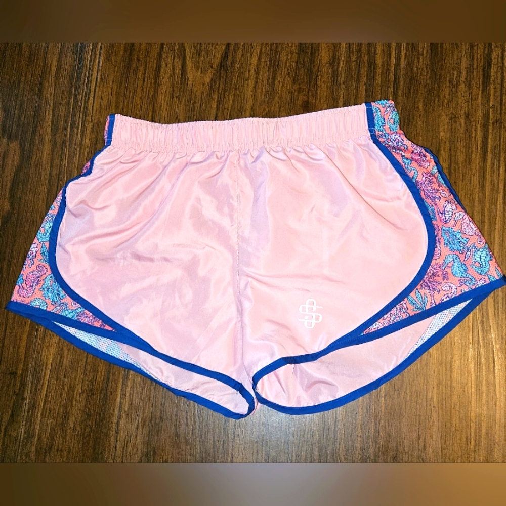 SIMPLY SOUTHERN PINK, BLUE ATHLETIC SHORTS - Sz S